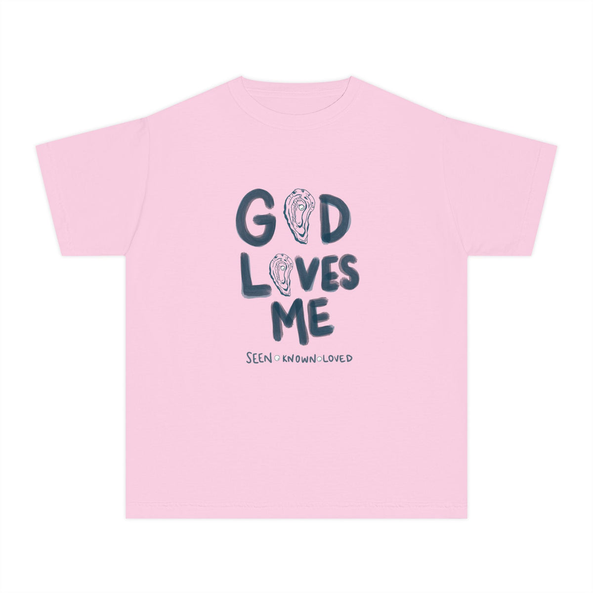 "God Loves Me"  Oyster Kids Tee