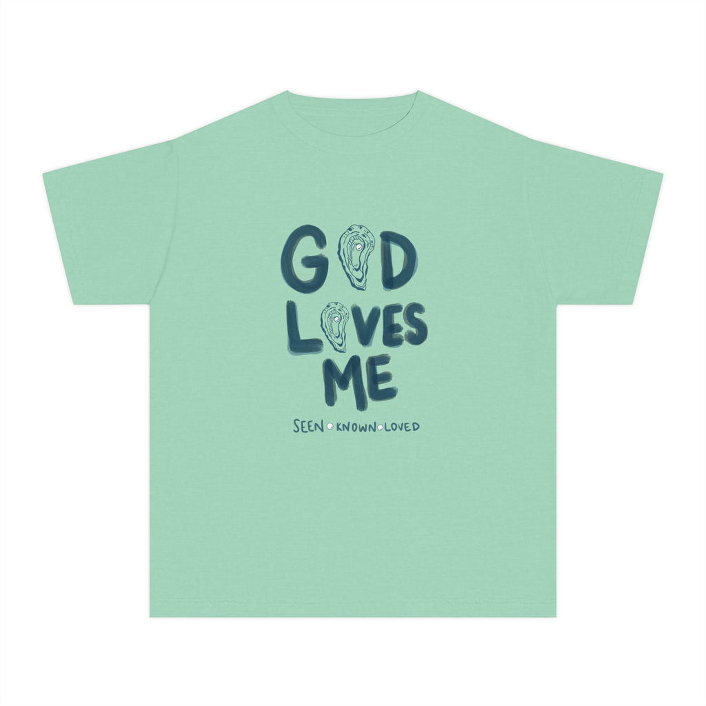 "God Loves Me"  Oyster Kids Tee