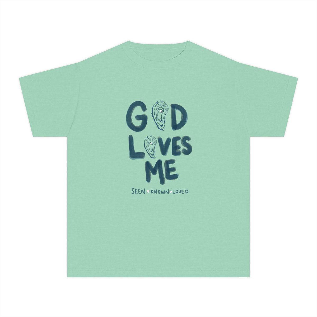 "God Loves Me"  Oyster Kids Tee