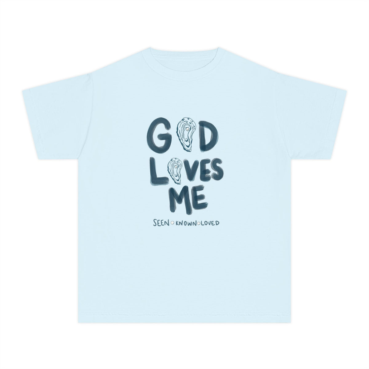 "God Loves Me"  Oyster Kids Tee