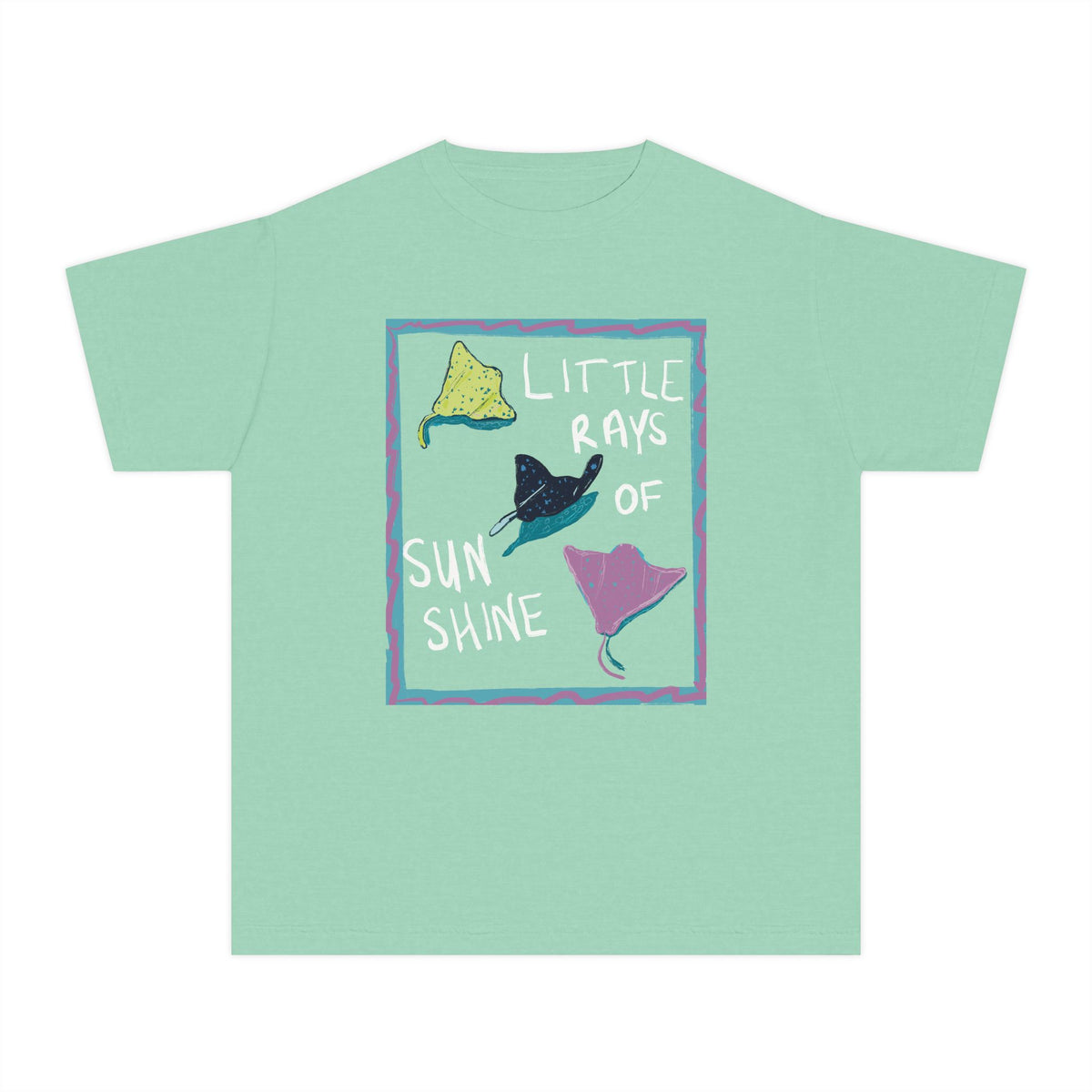 "Little Rays of Sunshine" Manta Ray Kids Tee