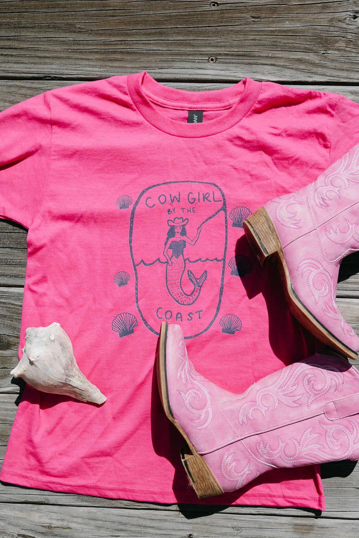 Cowgirl by the Coast- Mommy and Me Tee