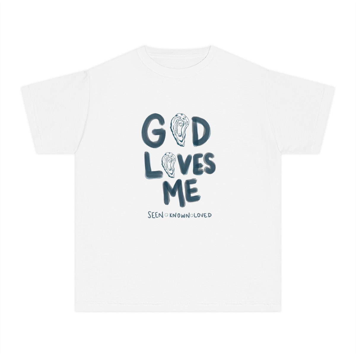"God Loves Me"  Oyster Kids Tee