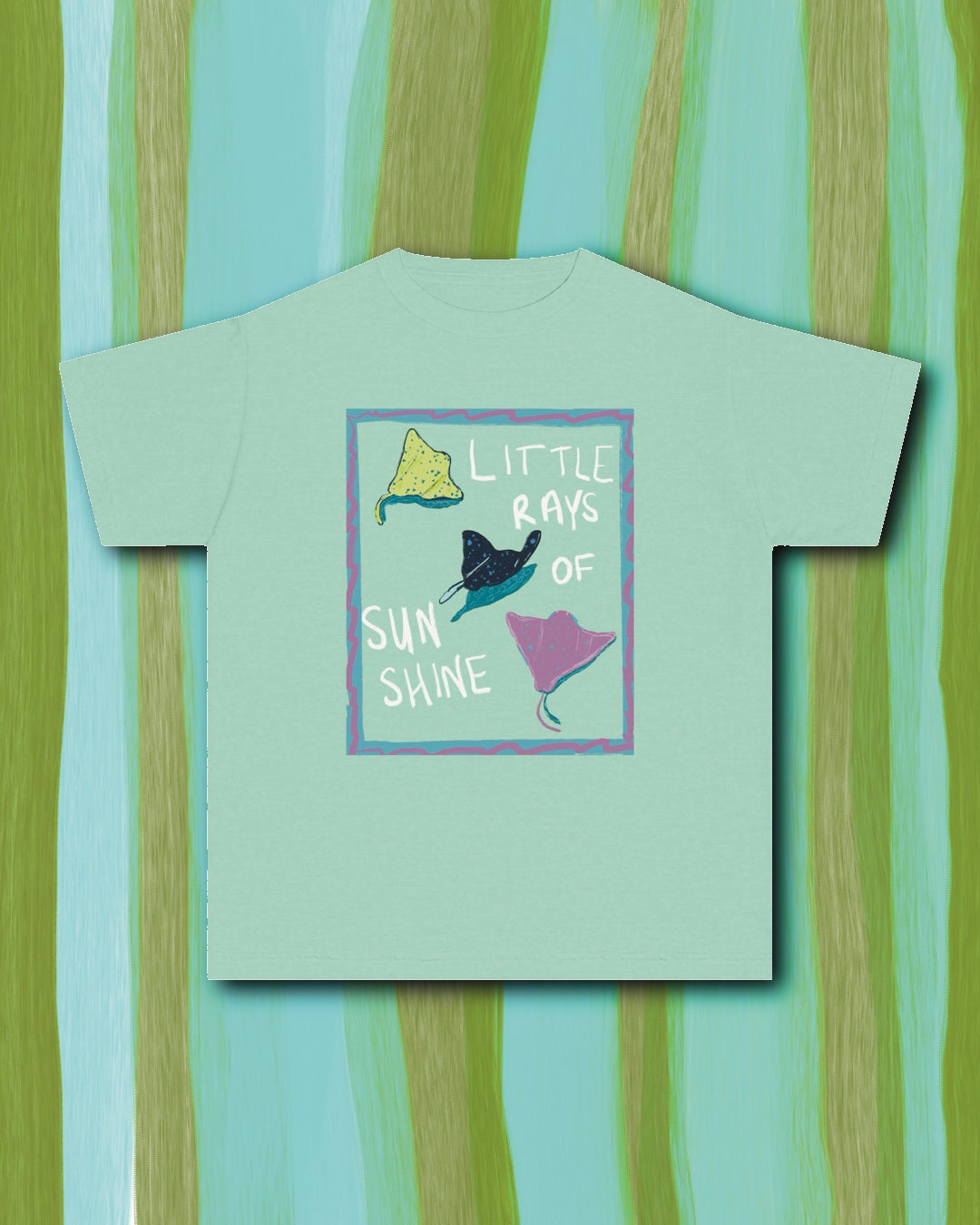 "Little Rays of Sunshine" Manta Ray Kids Tee