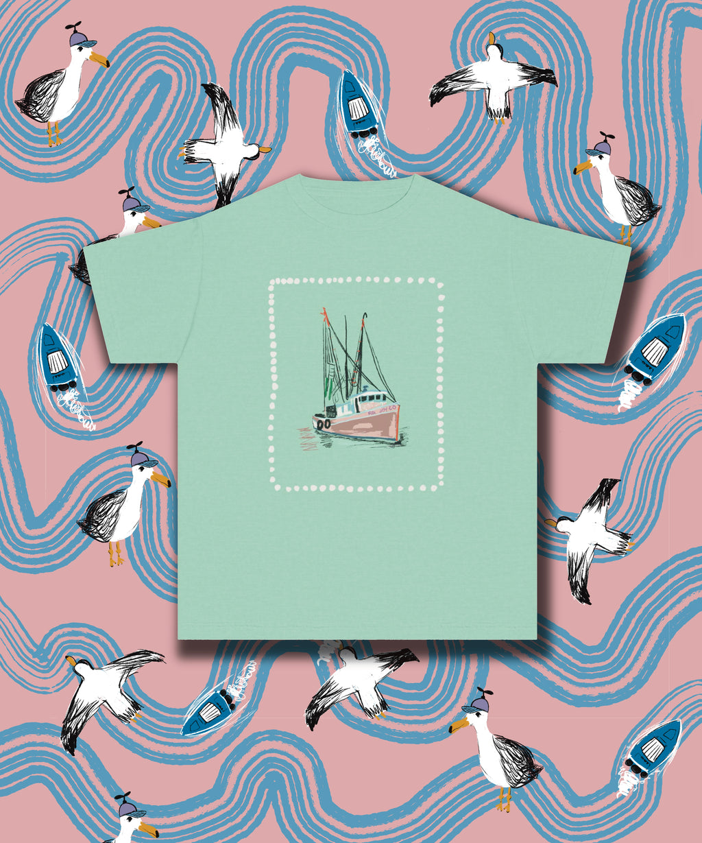 Shrimpin' Ain't Easy- Kids Tee